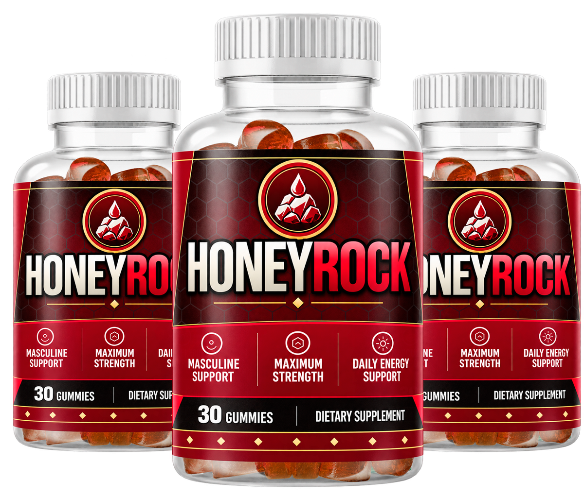 3 bottles of HoneyRock